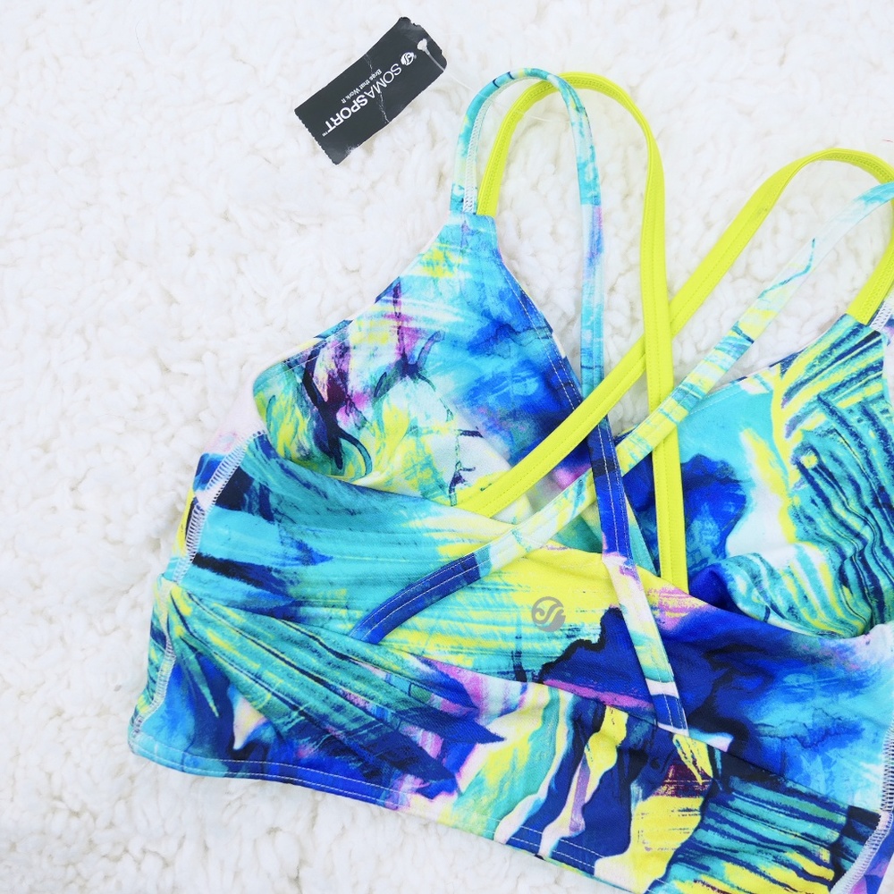 Soma Sport Yoga Strappy Back Sports Bra